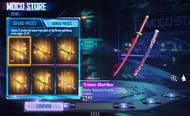 Bonus Prizes feature six katana skins (Image via Garena)